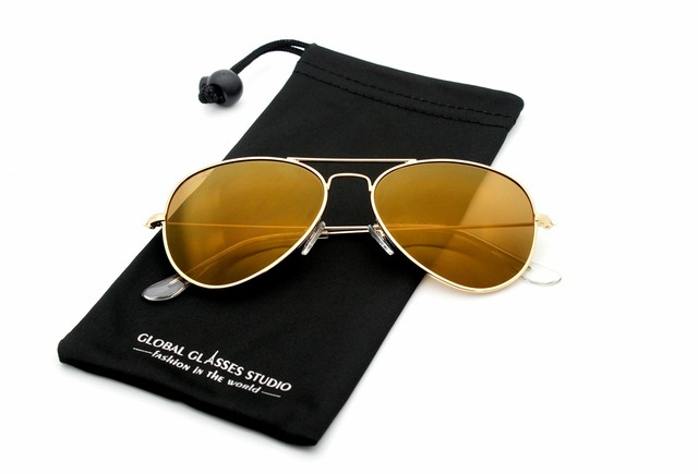 mirrored aviator sunglasses for small faces