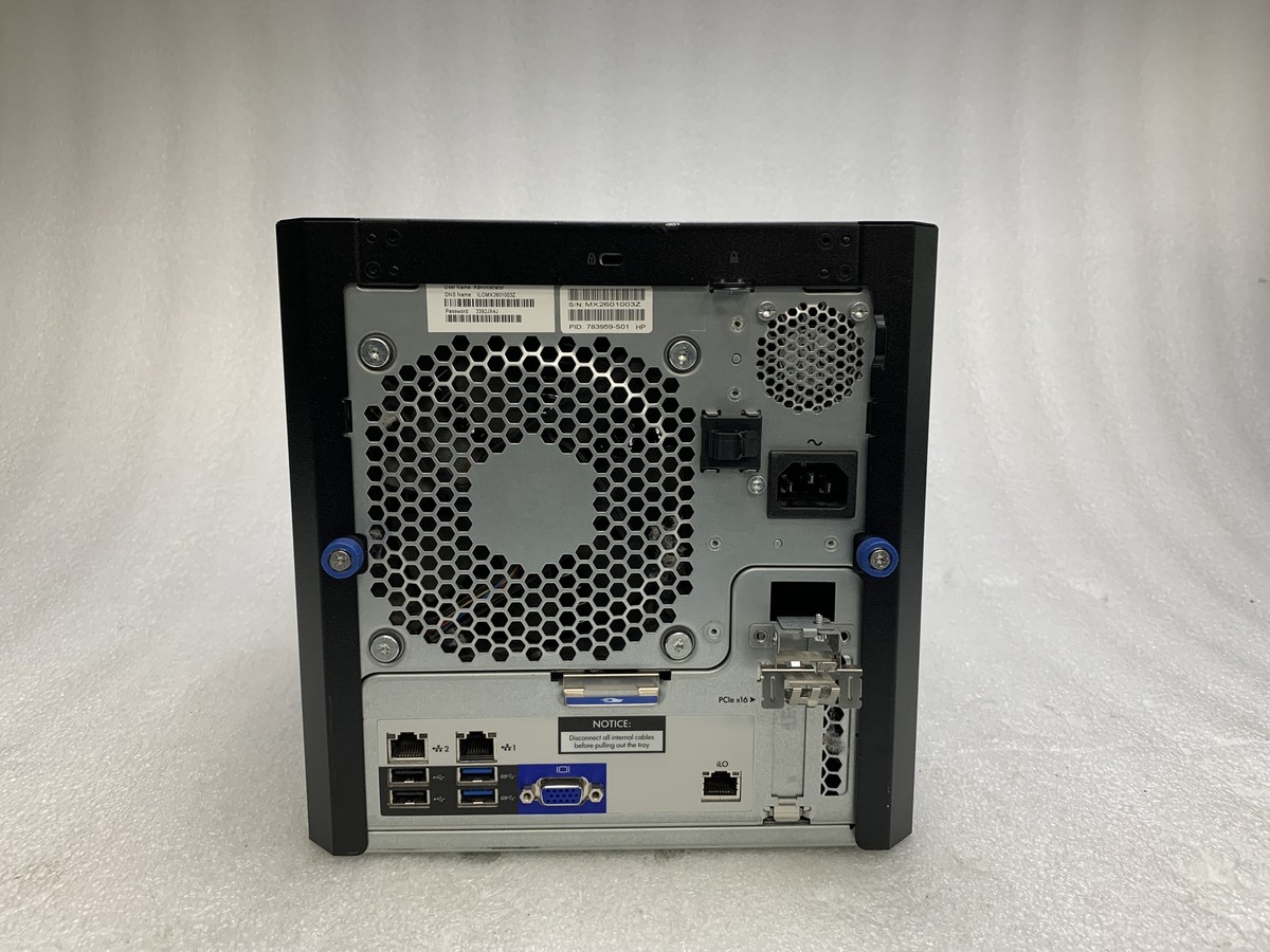 HP ProLiant MicroServer Gen8 Xeon E3-1220L V2 2.3GHz 16GB HP ProLiant MicroServer Gen8 Xeon E3-1220L V2 2.3GHz 16GB