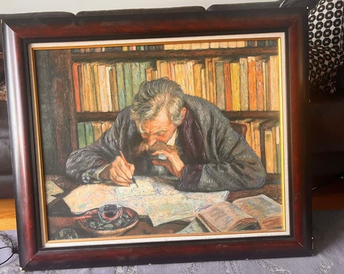 Potrait of Emile Verhaeren Theo Van Rysselberghe 1862-1926 Museum of France