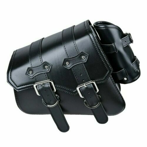 Leather Swingarm Skull Dragstar V Star XVS 1100 Custom Single Saddle