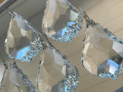 5 CHANDELIER CRYSTAL Pendant K9 Feng shui Sun Catcher Rainbow Prism Parts 2''