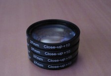 *NEU* 4er Set Nahlinse 37mm +10 Close Up Lens