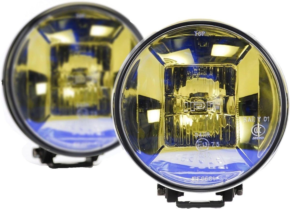 IPF S-9681 Off-Road Lamps 55W Hybrid Wide / Spot Yellow Fog 4x4