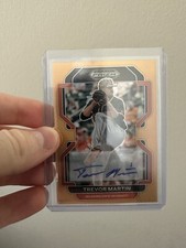 2022 Panini Prizm Draft Picks Neon Orange Trevor Martin Auto 11/20