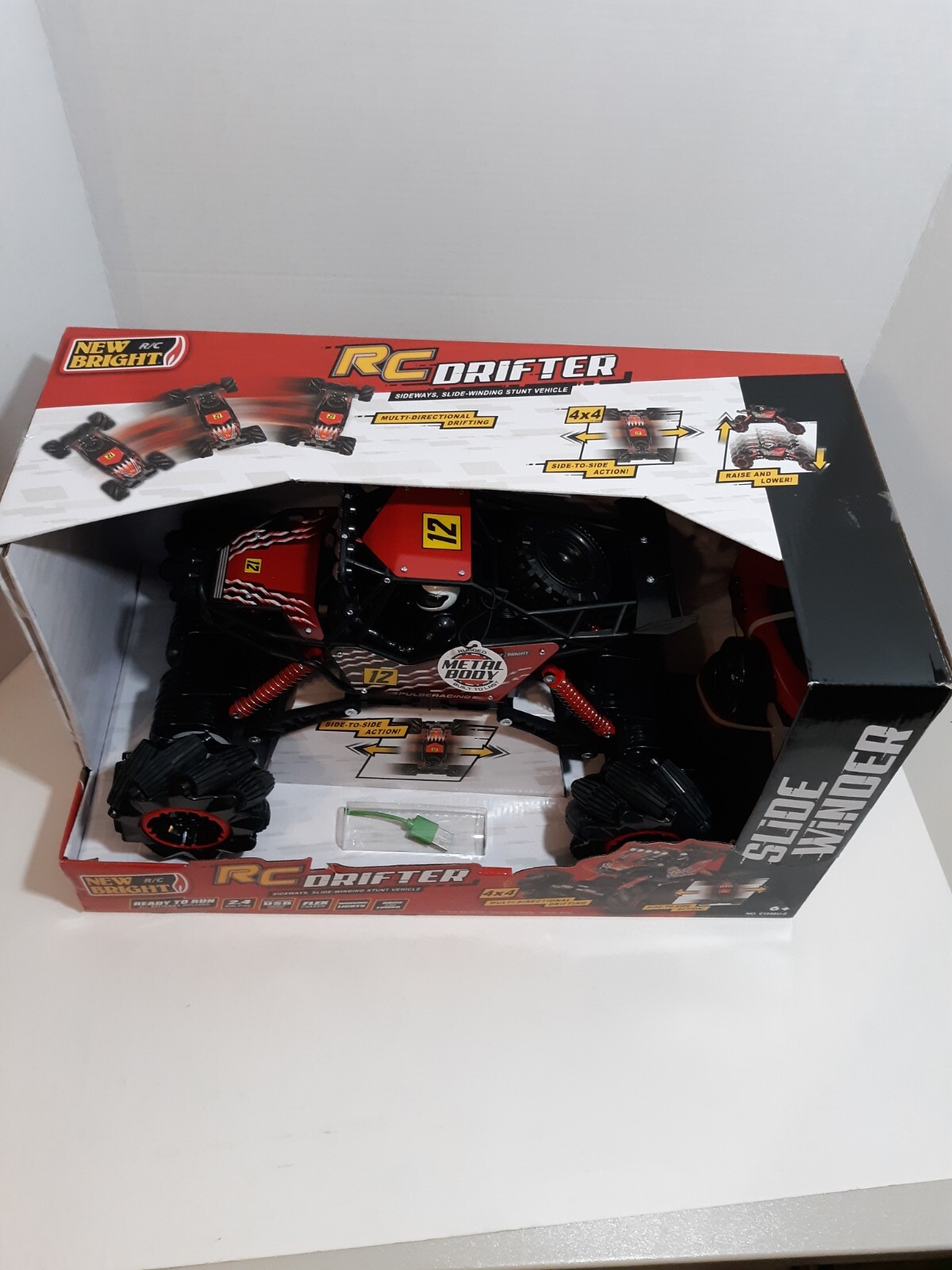 New Bright RC Drifter SLIDE WINDER 110 Metal Body USB Charge Toy