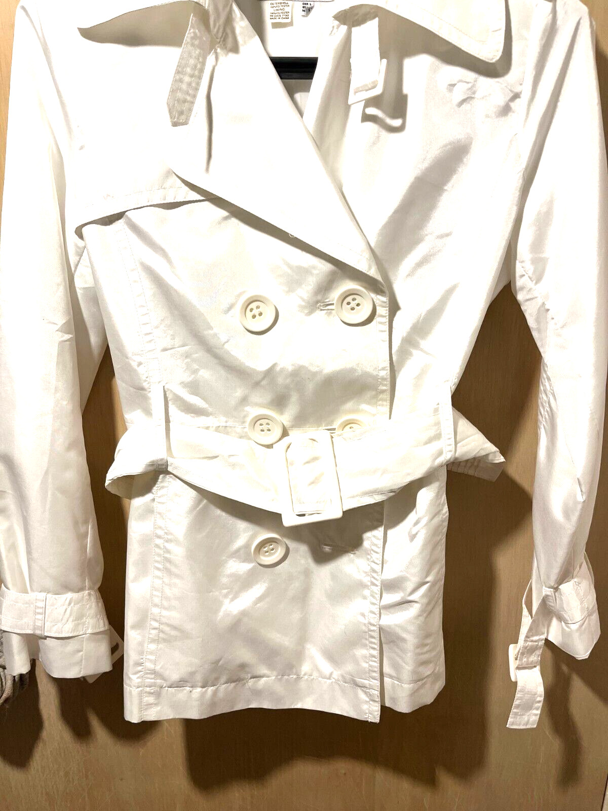 Zara Basic Womens 77302 White Polyester Short Dou… - image 5