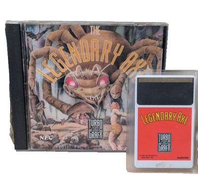 The Legendary Axe TurboGrafx-16 PC Engine Videospiel OVP komplett CIB Vintage