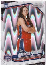 2025 WNBA Prizm GEORGIA AMOORE #103 Rookie White Seismic Prizm - Mystics