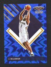 2024-25 Panini NBA Hoops Tribute Zion Williamson Blue Explosion 05/59 Pelicans