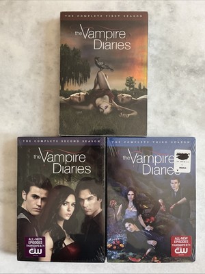 The Vampire Diaries: Seasons 1-3 (DVD, 2011) New Sealed, Nina Dobrev, Rare OOP