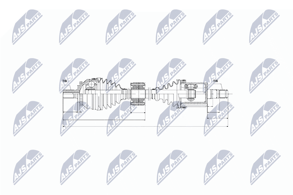 NTY Antriebswelle NPW-VV-043-image