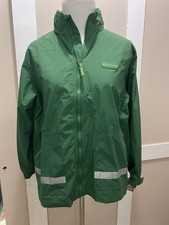 Boys 10/12 John Deere Jacket NWT Safety Reflective Hood Pockets 10 12 Green