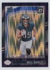 2024 Panini Donruss Optic Rated Rookie Purple Shock Prizm Will Shipley #298 1ru7