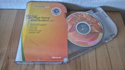 Microsoft Office Home and Student 2007 - original CD und Lizenzcode/Productkey