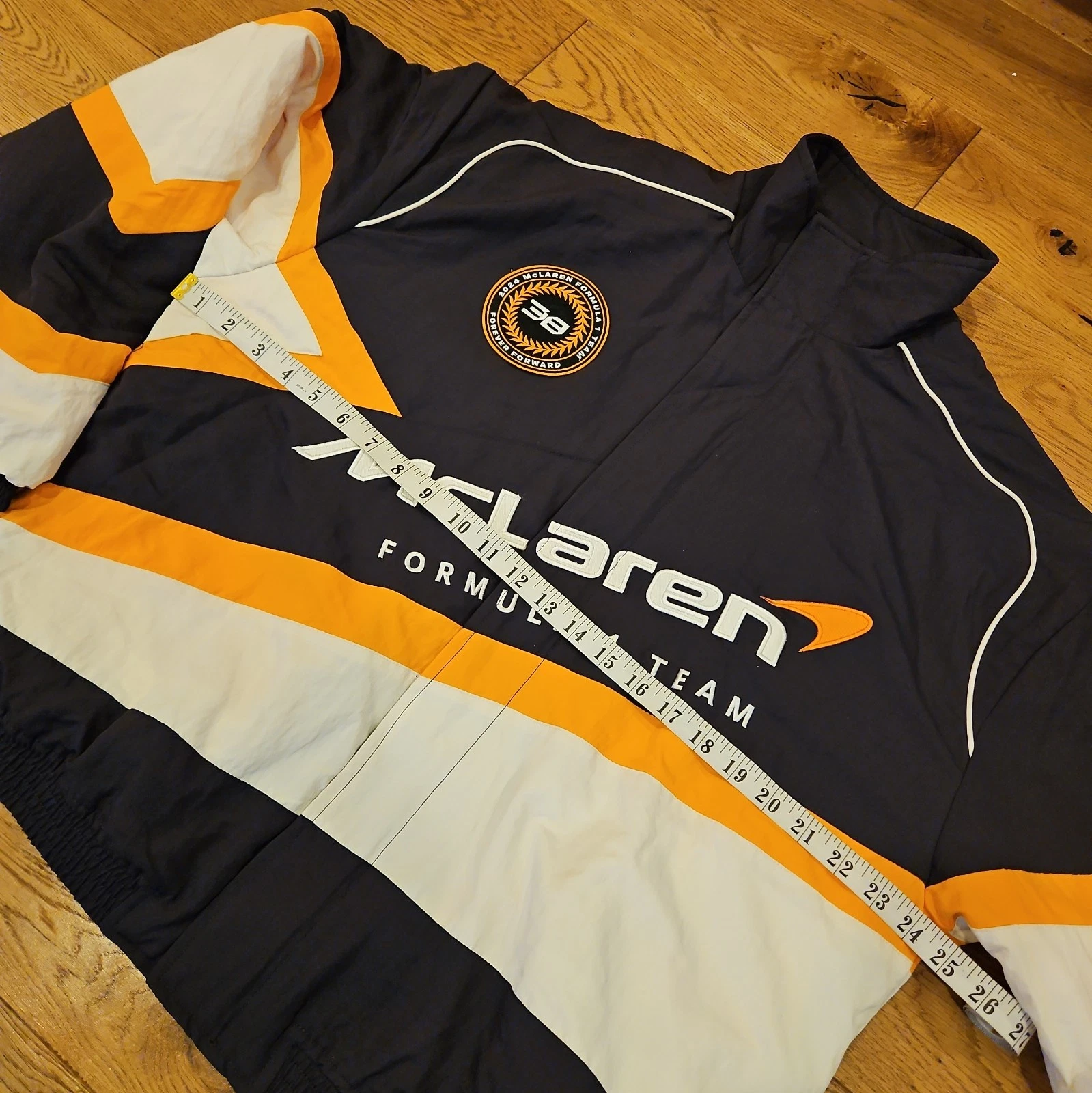 McLaren Formula 1 Team Jacket Mens Medium Black Racing Formula 1 - product detail image 12