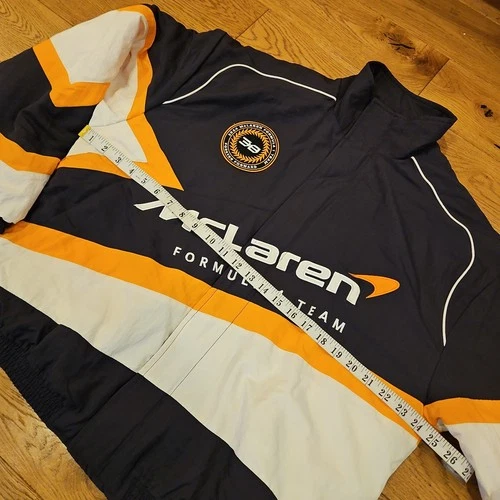 McLaren Formula 1 Team Jacket Mens Medium Black Racing Formula 1 image 12