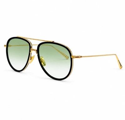 DITA ARTOA.92x DTS472 Sunglasses Black/Green Gradient 58-15-145mm With Case New