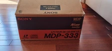 SONY MDP-333 LD CDV CD Player LaserDisc w/Remote Control, Parts or Repair