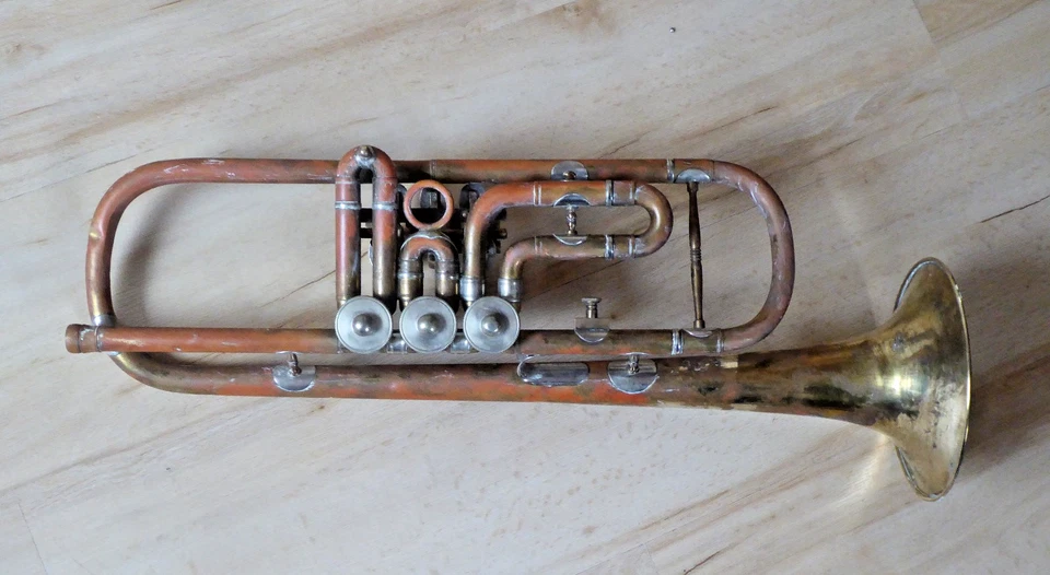 Trompete in B  - Drehventile - Miraphone - 60er Jahre - Bild 3 von 4