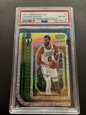2021-22 Crown Royale Jayson Tatum Pivotal Players Asia Gold /10 Celtics PSA 8