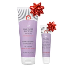- KP Bump Eraser Body Scrub with 10% AHA, Keratosis Pilaris Skin Exfoliater w...
