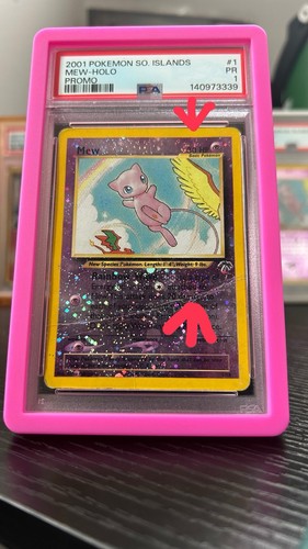 2001 POKEMON SOUTHERN ISLANDS PROMO #1 MEW-HOLO PSA 1