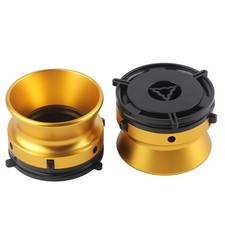 1 Pair Aluminum NAB Hub Adapters Polished 10 Inch Opener For Studer