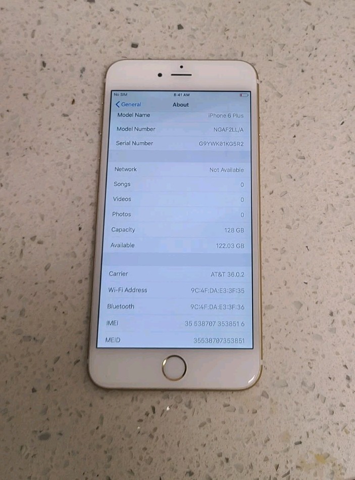Apple iPhone 6 Plus シルバー 本体と箱付き Apple iPhone 6 Plus - 64 GB - Silver (Unlocked) for sale
