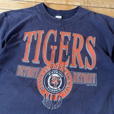 VTG Detroit Tigers MLB Baseball T-Shirt 1993 Size XL Single Stitch Made In USA