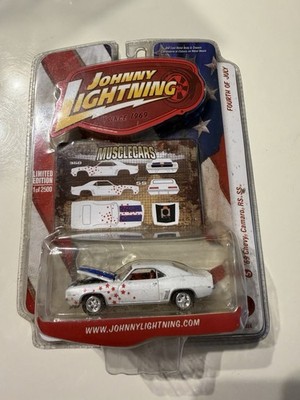 Johnny Lightning Fourth of July 1969 Chevrolet Camaro RS/SS, White, 1:64, NIB