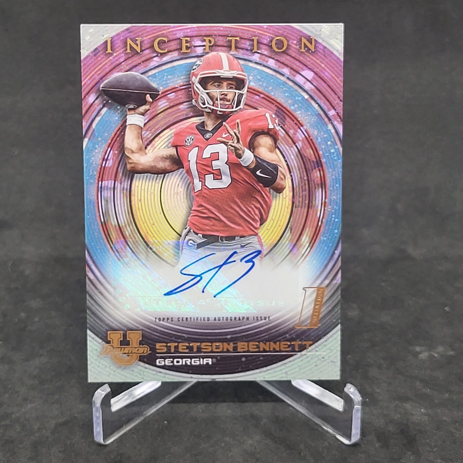 2022-23 Bowman U Inception Stetson Bennett #BIA-SB Auto