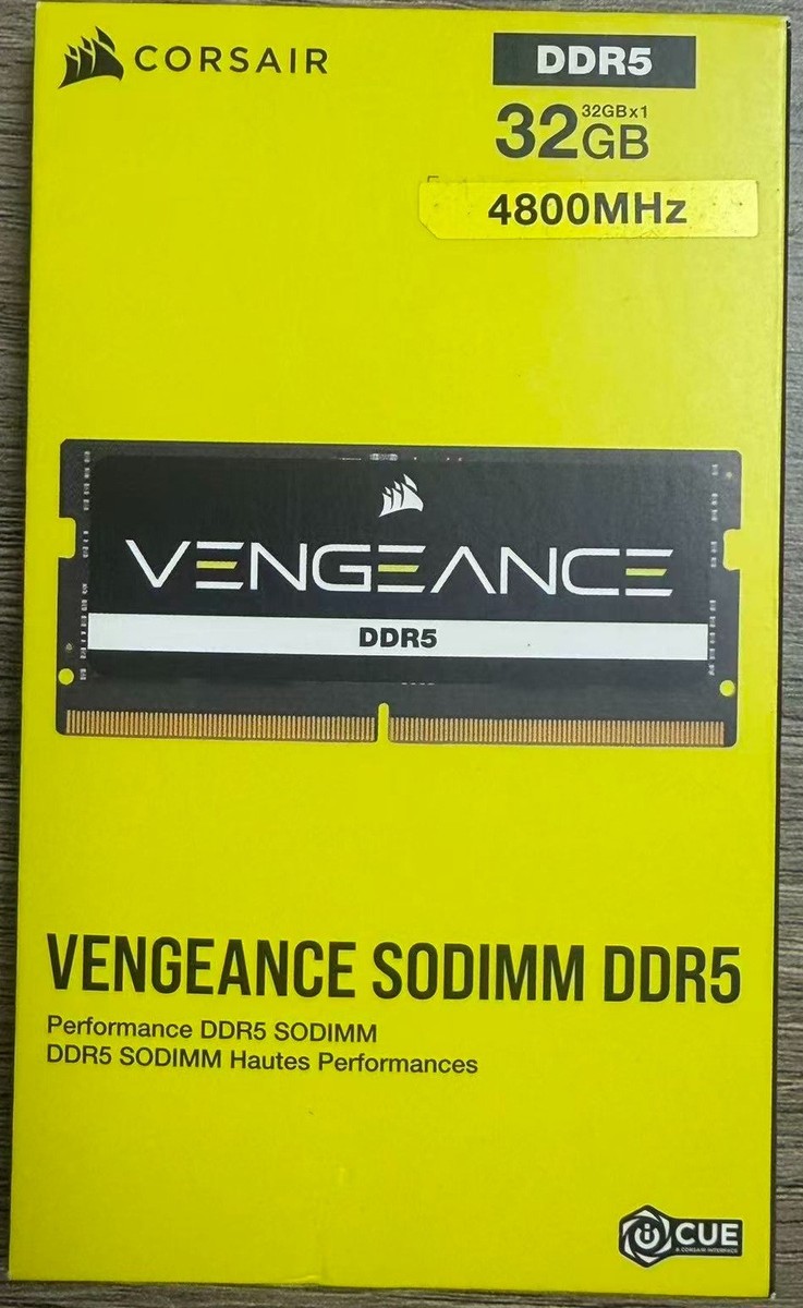 Corsair Vengeance 32GB DDR5-4800 Memory - CMSX32GX5M1A4800C40 for