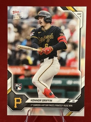 2026 Topps Now - Konnor Griffin #154 (RC) 1st Career 4-Hit day Pirates