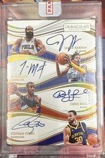 2022-23 Immaculate Stephen Curry James Harden Ja Morant Chris Paul Auto /10