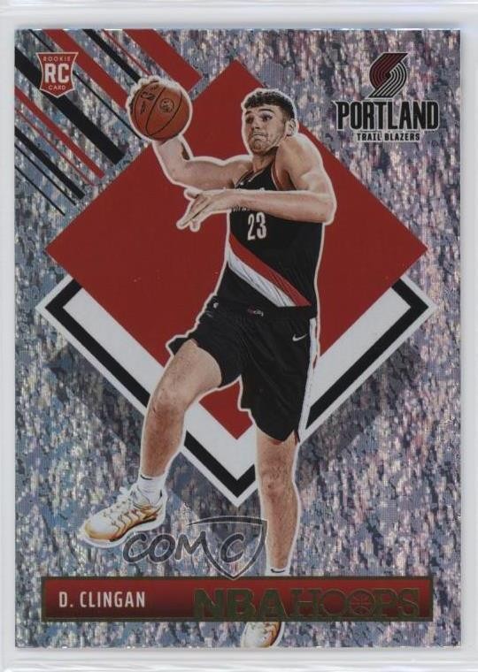 2024-25 Panini NBA Hoops Tribute Texture Donovan Clingan #293 Rookie RC 0c2