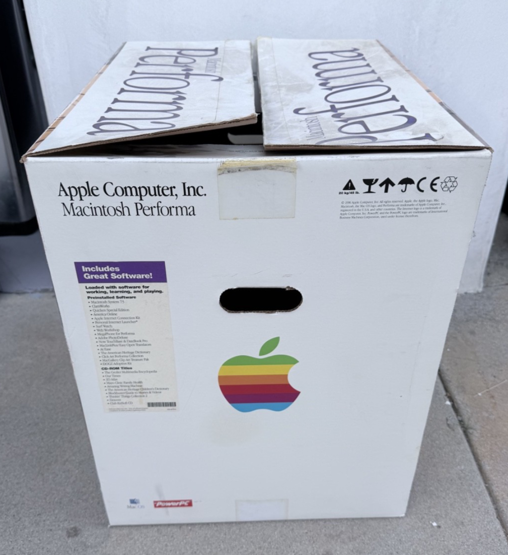 Vintage Apple Macintosh Performa 6400 Original Box (Box Only) | eBay