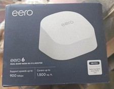 eero 6 Dual-Band Mesh Wi-Fi 6 Routert New Open Box