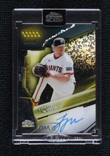 2026 Topps Chrome Black Gold Mini-Diamond Refractor 25/50 Logan Webb Auto 03cc