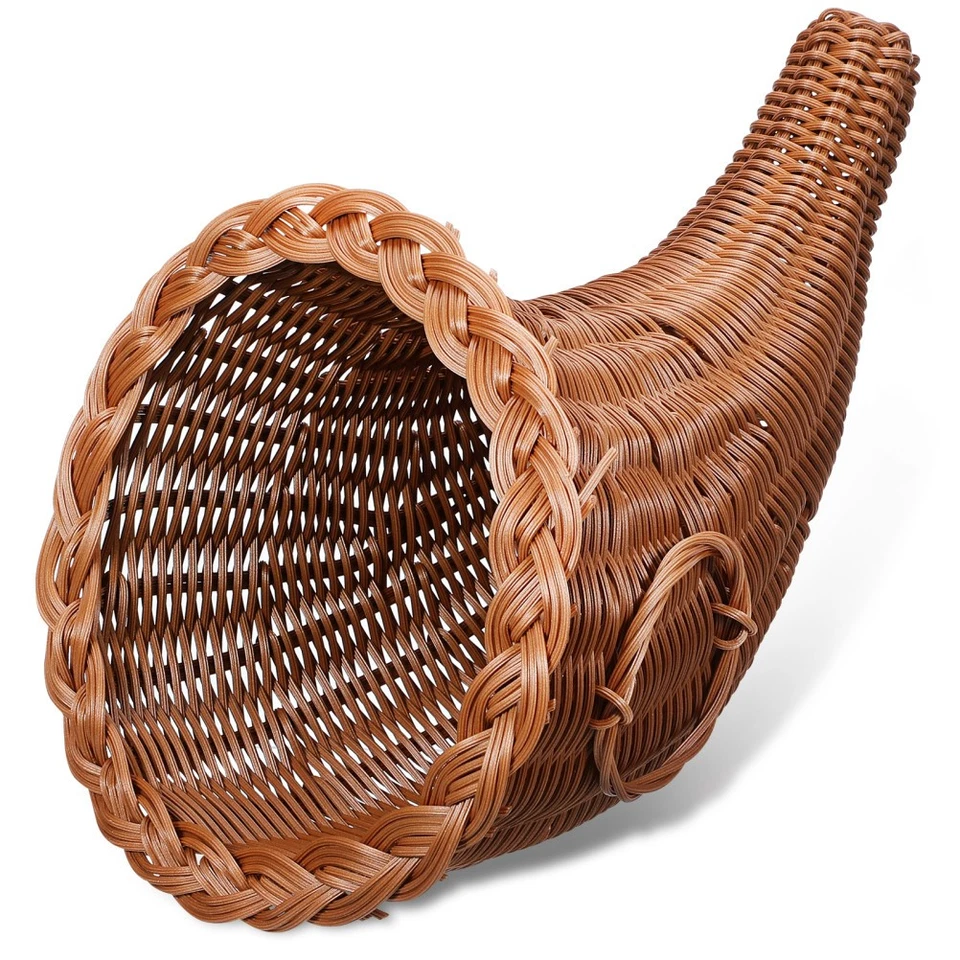 Horn Basket Decorations Baby Shopping Thanksgiving Cornucopia Centerpiece