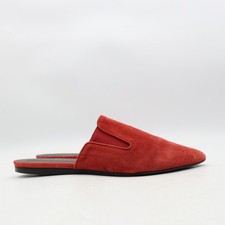 Jenni Kayne Mule Women's EU Size 38 Shoes Saddle Standard Burgundy Suede Flats