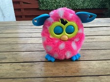 FURBY BOOM PINK & WHITE POLKA DOTS INTERACTIVE TOY 2012 HASBRO FURBY TOY