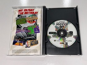 Sega Worldwide Soccer 97 (Sega Saturn) CIB Complete w Manual + Reg + Foam MINT