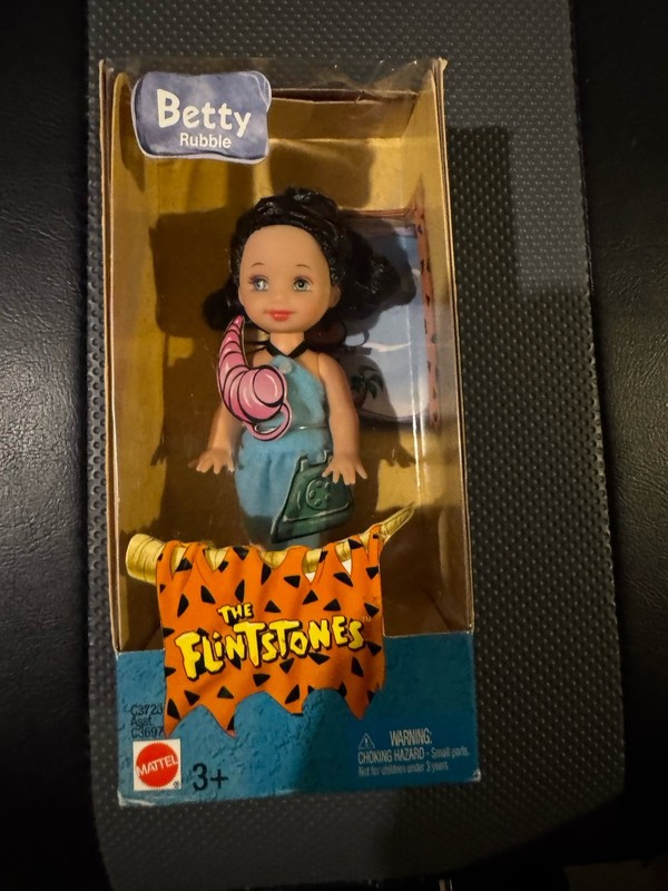 2003 Mattel Barbie Wilma Betty Fred Bam Bam  Kelly Mattel C3697 Lot of 4