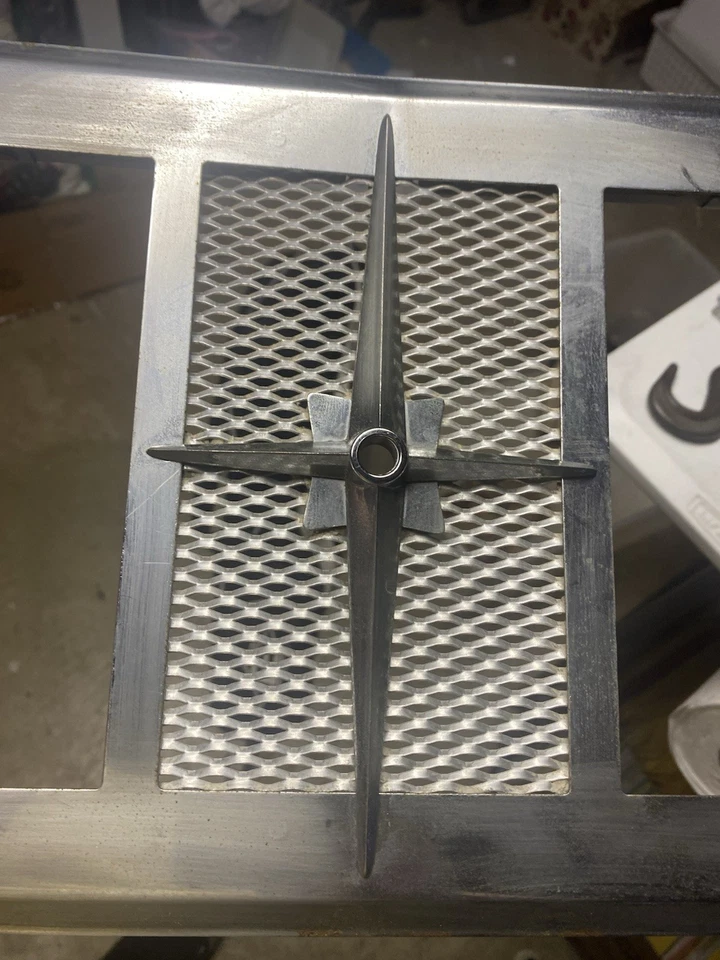 Винтажные хромированные металлические вентиляционные крышки выхлопные решетки середины века для ванной - Изображение 2 из 4