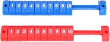 Foosball Score Counter 2pcs Table Football Score Indicator Set Red Blue 10