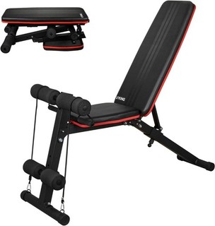 Adjustable Weight Bench Home Training Gym Weight Lifting Sit Up Ab X0012OF6JV