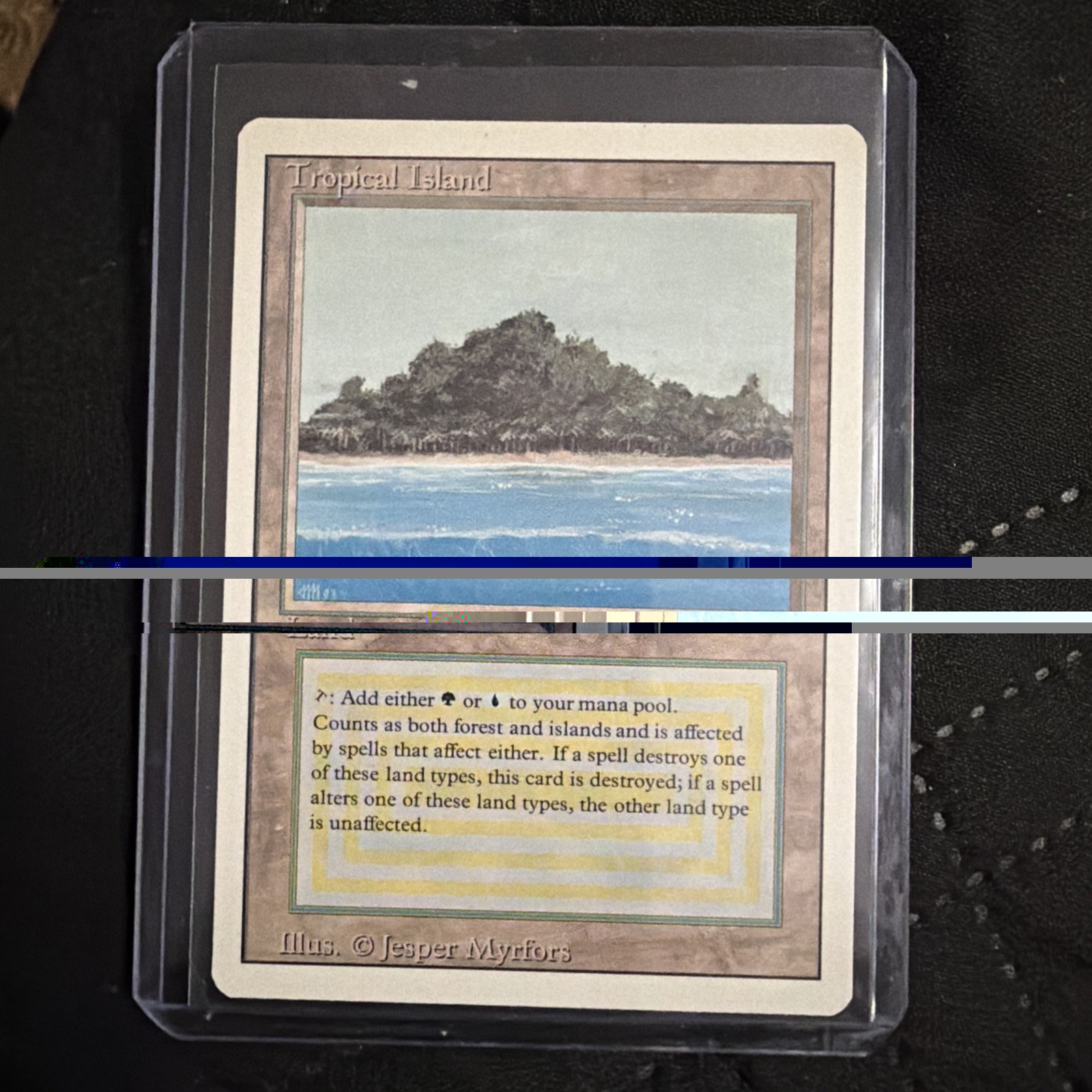 MTG Tropical Island Revised Edition - Great Condition 