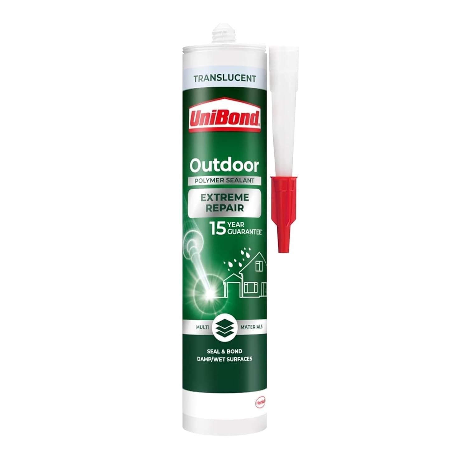 UniBond Outdoor Extreme Repair Sealant, Polymer Based Outdoor Sealant Suitable