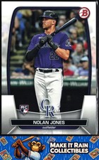Nolan Jones 2023 Bowman #74 Colorado Rockies Rookie RC