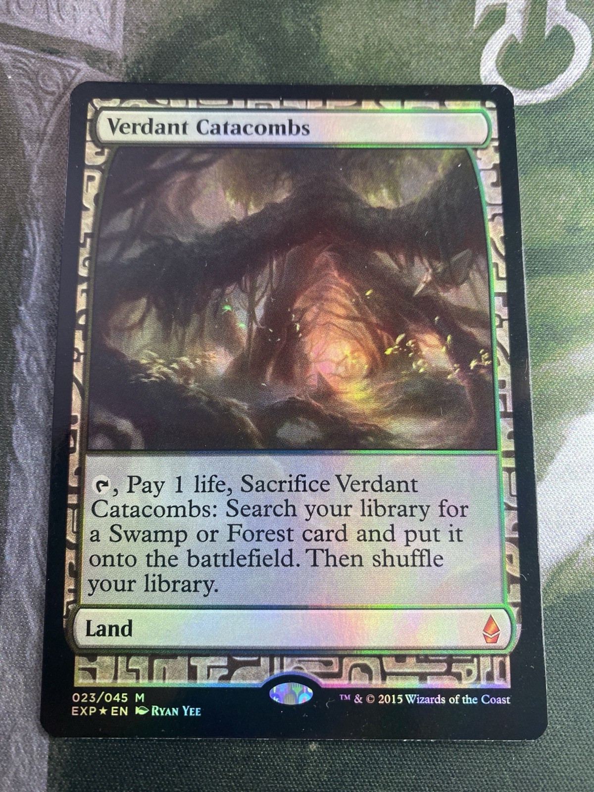 1x Verdant Catacombs Foil Zendikar Expeditions, NM, MTG